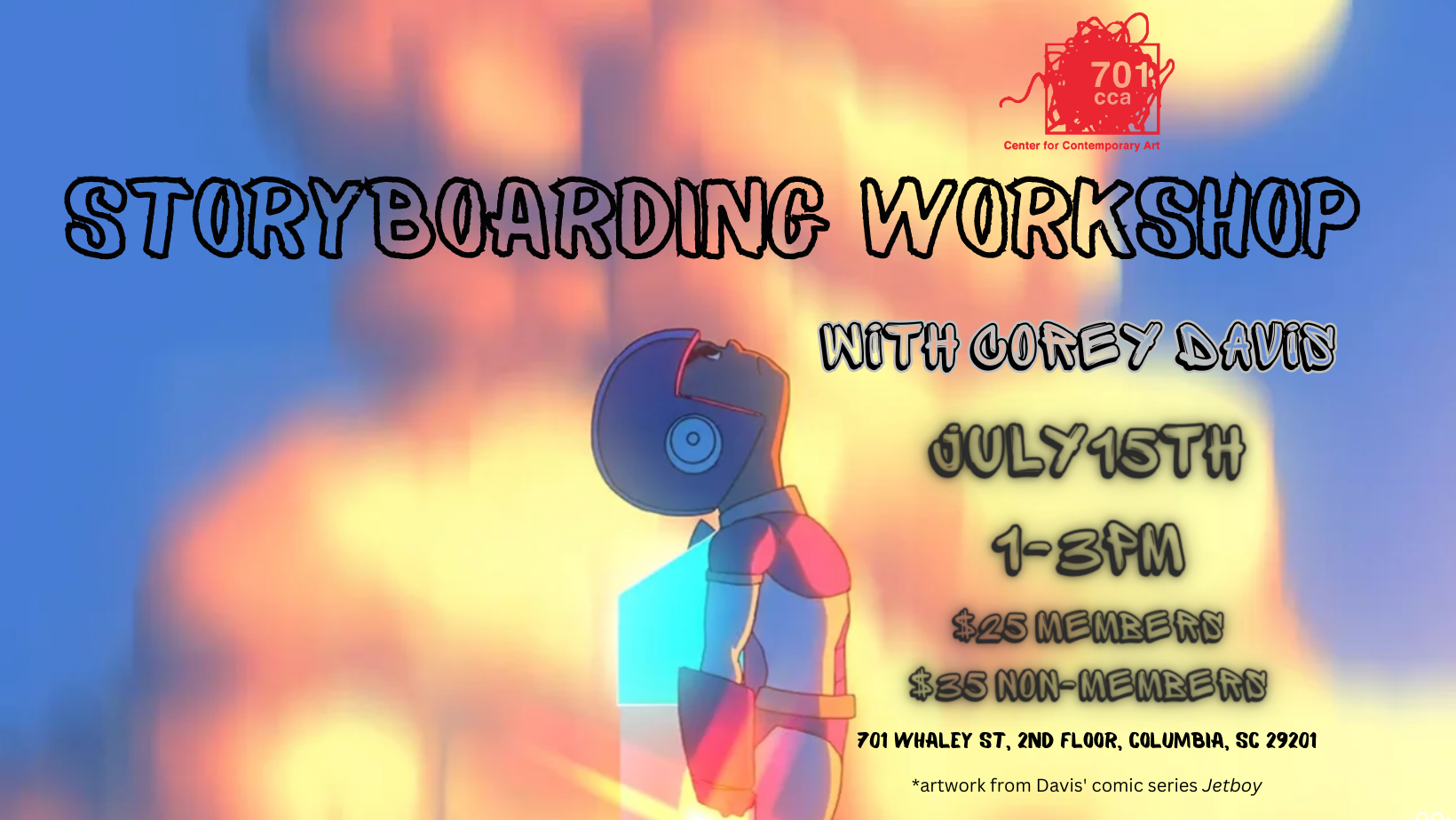 Storyboarding workshop with Corey Davis